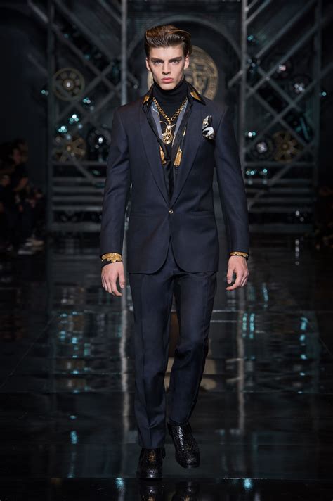 versace catwalk men|versace men's tops.